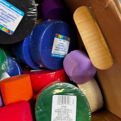 Box full Of Crape Paper For Parties, PARTY ON GARTH! 