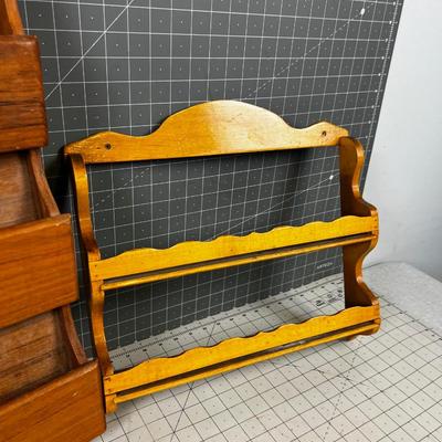 Spice Rack and Letter Holder