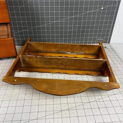 Spice Rack and Letter Holder
