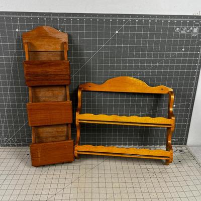 Spice Rack and Letter Holder