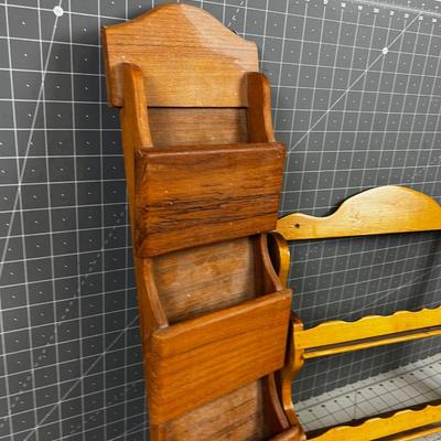 Spice Rack and Letter Holder