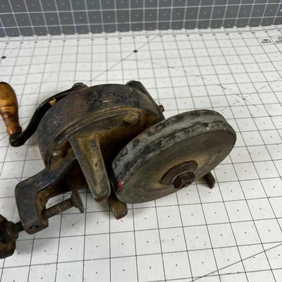  Antique Hand Crank Knife Sharpener