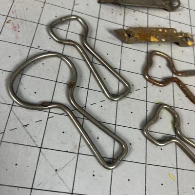 Lot Of Church Keys: Fisher, Lucky Logger