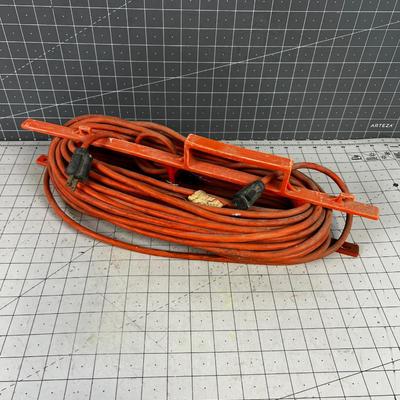 100 Feet Orange Extension Cord with Reel