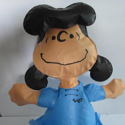 Lot 254: Very Hard to Find, Vintage 1970s Peanuts Lucy Blow Up Inflatable Doll