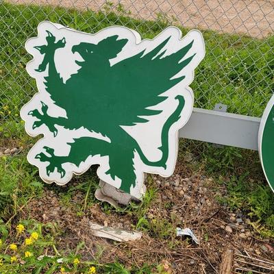 Lighted Dragon sign