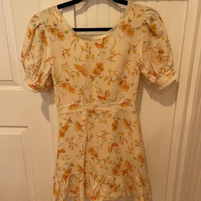 LOVESHACKFANCY: FLORAL DRESS (WOMEN'S) SIZE XS