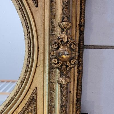 Antique 1700s Italian Gold Gilt Wood Mirror