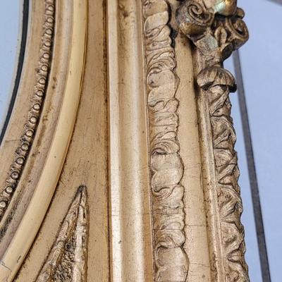Antique 1700s Italian Gold Gilt Wood Mirror