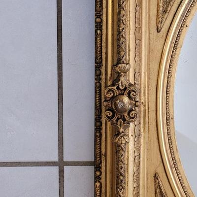 Antique 1700s Italian Gold Gilt Wood Mirror