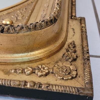 Antique 1700s Italian Gold Gilt Wood Mirror