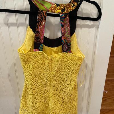 TRINA TURK: YELLOW BLOUSE (WOMEN'S) SIZE P