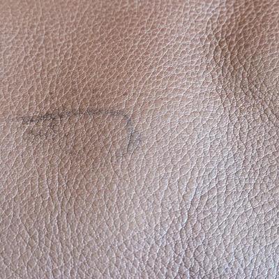 Leather Chair with Brass Tack Trim