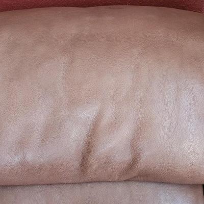 Leather Chair with Brass Tack Trim