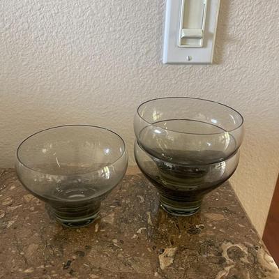 GLASSES / CANDLE HOLDERS