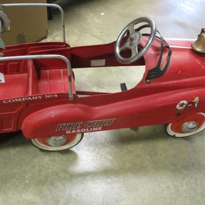 Fire Engine Pedal Car