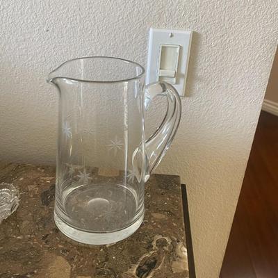 GLASS PITCHER