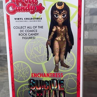 Rock Candy Vinyl Collectibles "Enchantress" from the Suicide Squad and DC Comics.