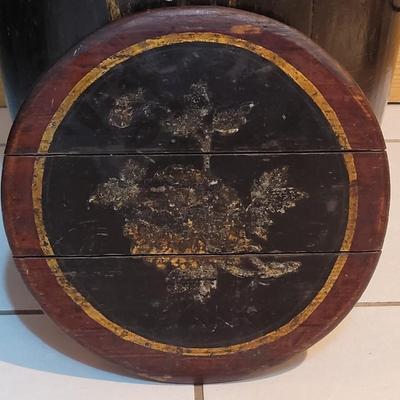 Antique Japanese Rice Bucket