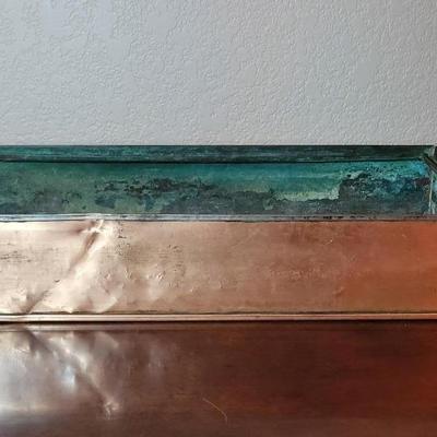 Vintage Double Handle Copper Large Tray