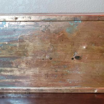 Vintage Double Handle Copper Large Tray