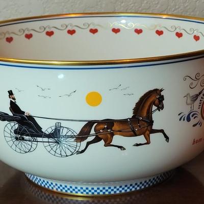 Vintage Charles Wysocki Americana Bowl