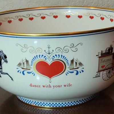 Vintage Charles Wysocki Americana Bowl