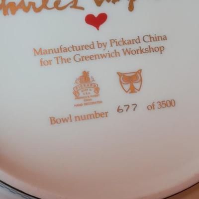 Vintage Charles Wysocki Americana Bowl