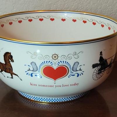 Vintage Charles Wysocki Americana Bowl