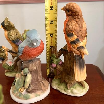 Vintage Lot Ceramic Birds - Lefton