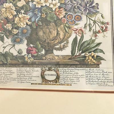2 Vintage Framed Robert Furber Prints 19"x26"