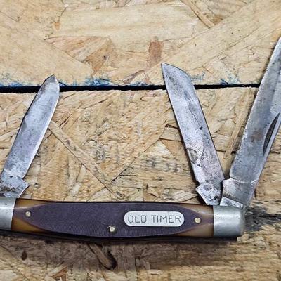 Old timer USA made 3 blade