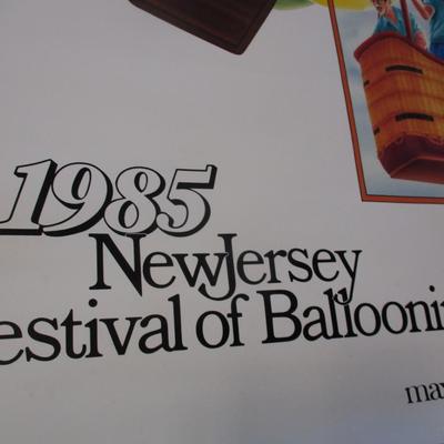1985 New Jersey Festival Of Ballooning Poster
