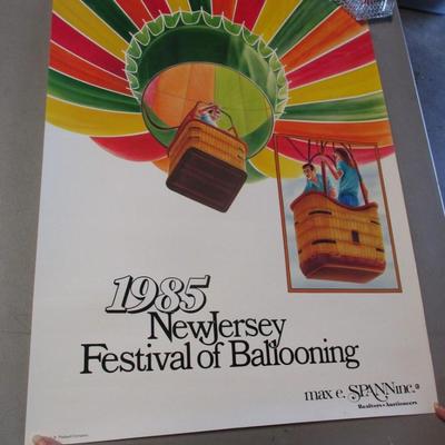 1985 New Jersey Festival Of Ballooning Poster