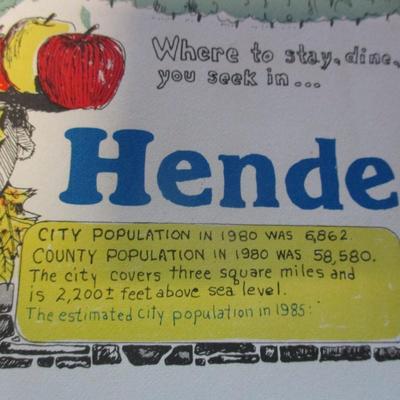 1985 Hendersonville NC Poster