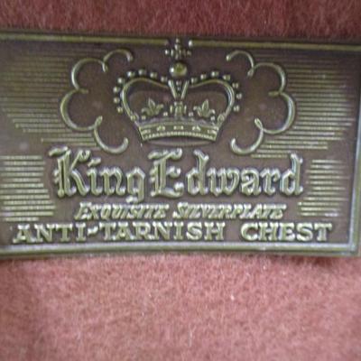 King Edward Stainless Flatware Set in Storage Box 56 Pieces