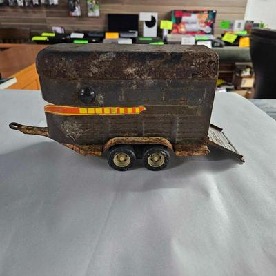 Vintage Ertl '70s Horse Trailer Dual Axle Downramp/Door