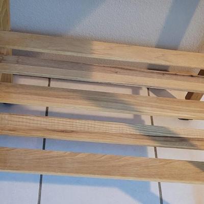 Solid Wood Kitchen Cart on Wheels