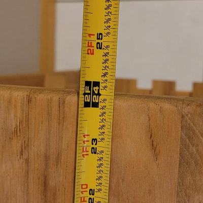 Solid Wood Kitchen Cart on Wheels