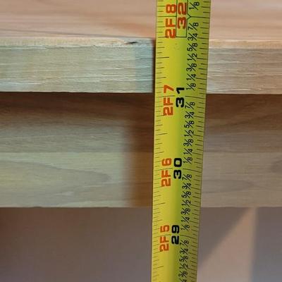 Solid Wood Kitchen Cart on Wheels