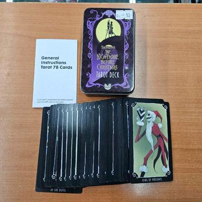 Nightmare Before Christmas Tarot Deck cards