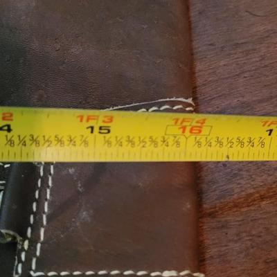 Vintage Unique Leather Duffle Bag