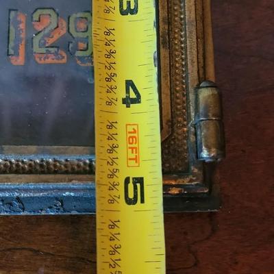 2 Antique Keyless Post Office Box Windows