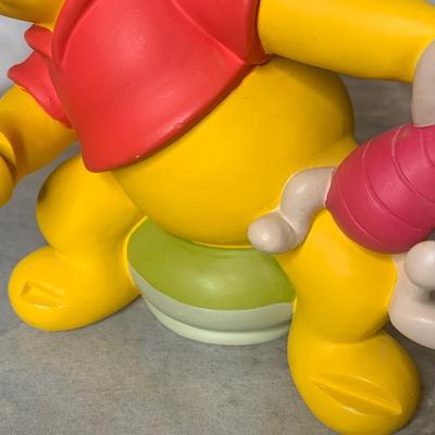 Vintage Winnie Pooh Picture Frame Resin Piglet Photo Picture Holder Disney