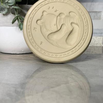 Vintage 1996 Brown Bag Winnie the Pooh Honey Jar Cookie Art Stamp