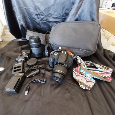 CANON CAMERA-CAMERA BAG-LENSES-CHARGER-LENS COVERS