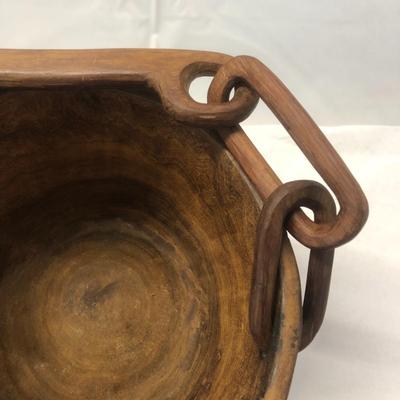 Large Planter/ Water Bucket Hand Carved From South Africa