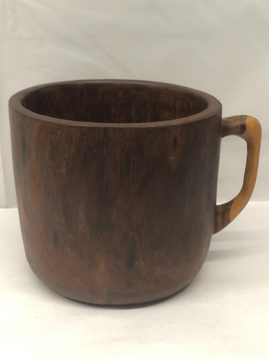 South African Stone wood Carved Watering Cup