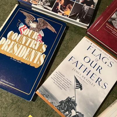 Books on US History.