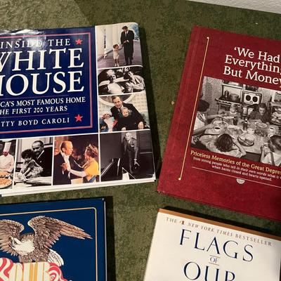 Books on US History.